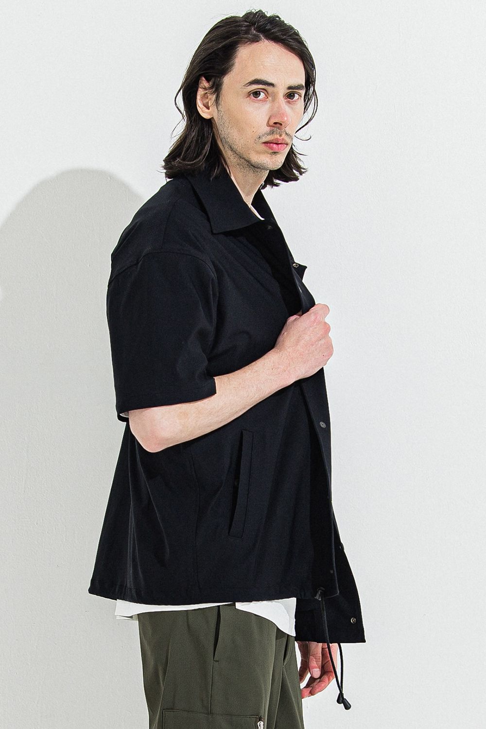 NYLON HALF COACH JACKET / ナイロン ハーフ コーチジャケット