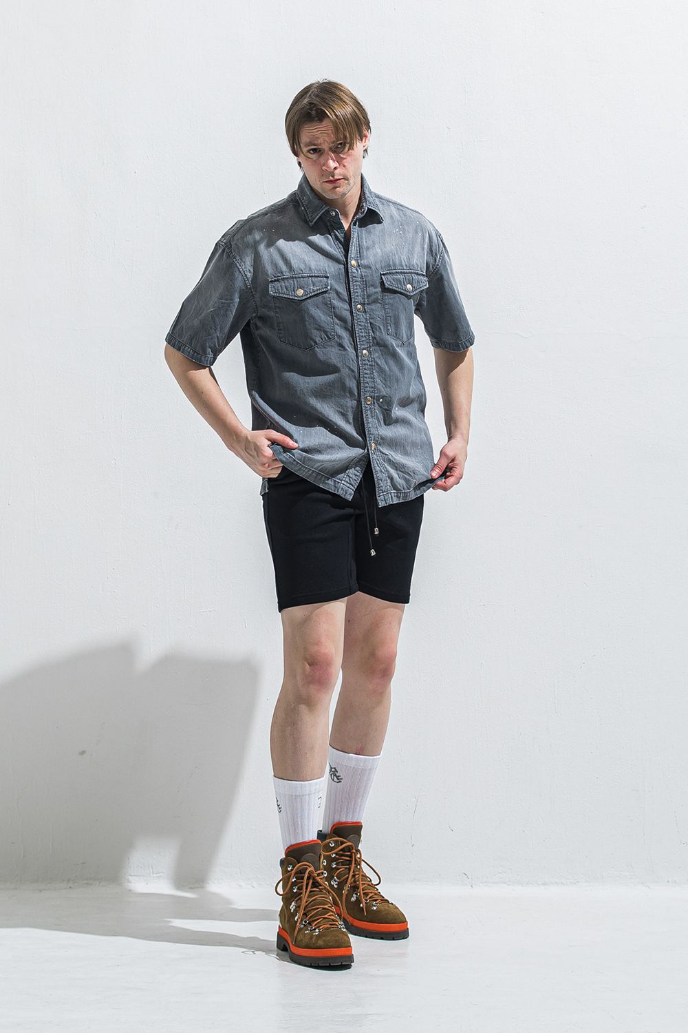 HALF DENIM SHIRTS / ハーフ デニム シャツ