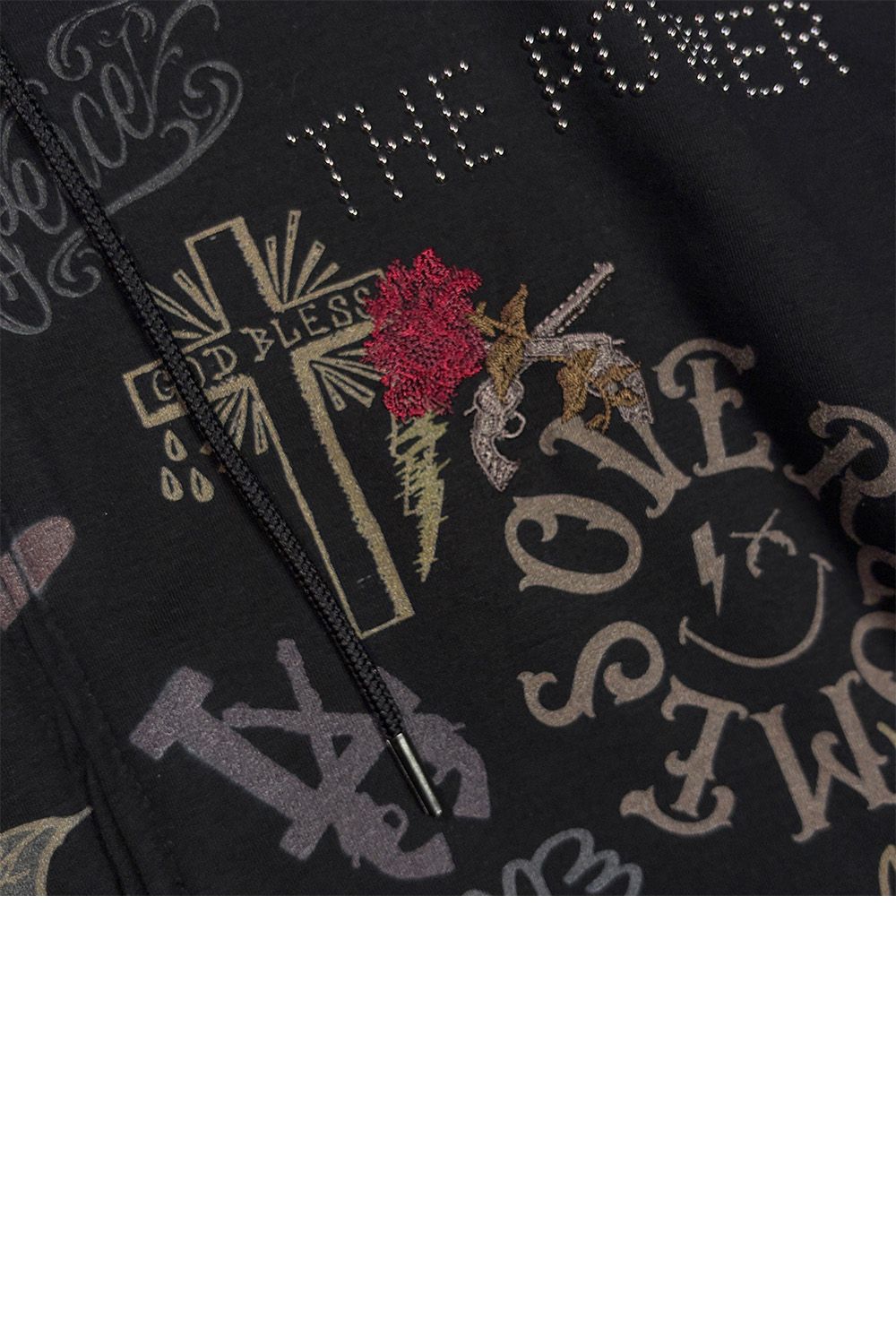 ST/JER HOOD INKJET / ストレッチジャージ フーディー インクジェットプリント