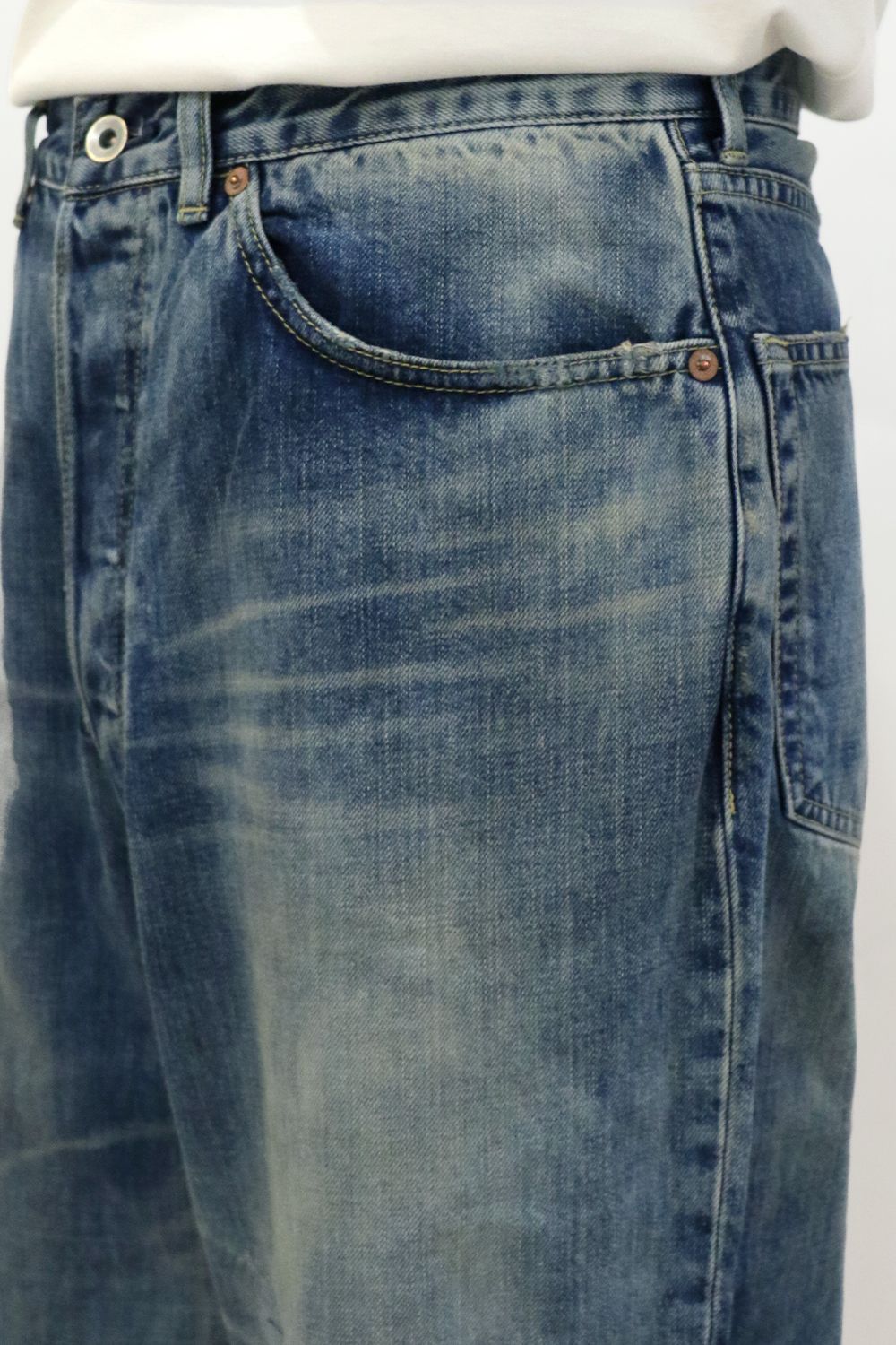 ORGANIC COTTON 12oz DENIM COCOON FIT JEANS / オーガニックコットン コクーン フィット デニム