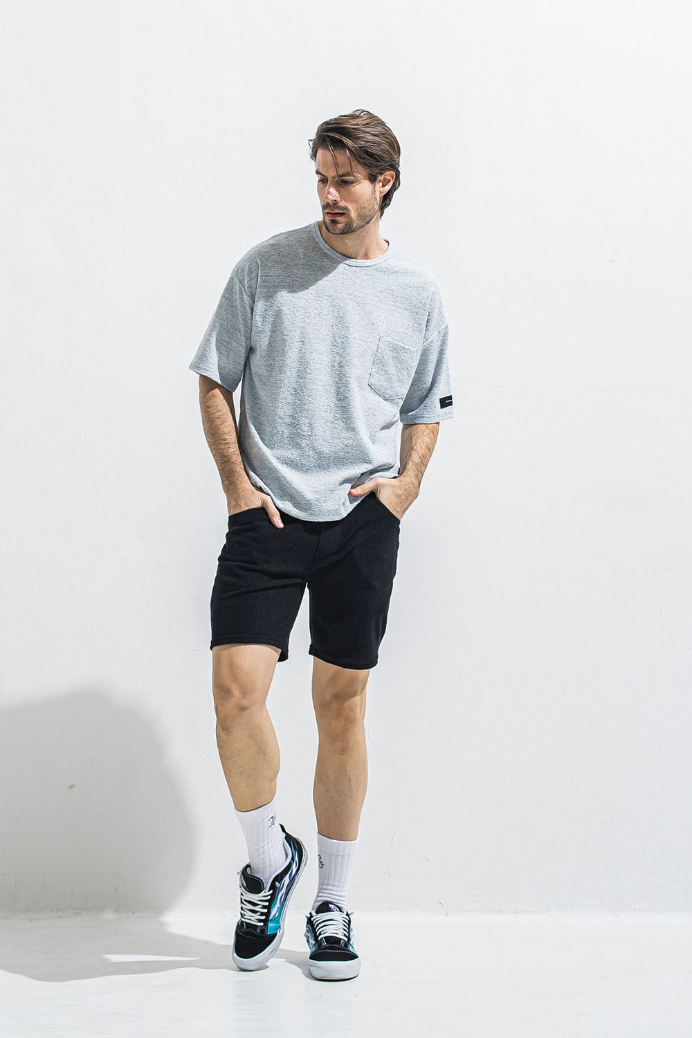 PILE OVER TEE / パイル オーバーサイズ ポケットTシャツ