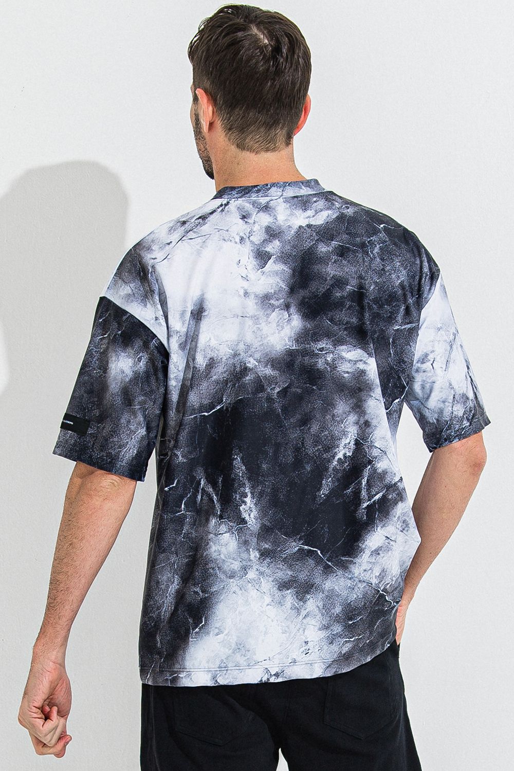 MARBLE RASH OVER T / マーブル オーバーサイズ ラッシュガード Tシャツ