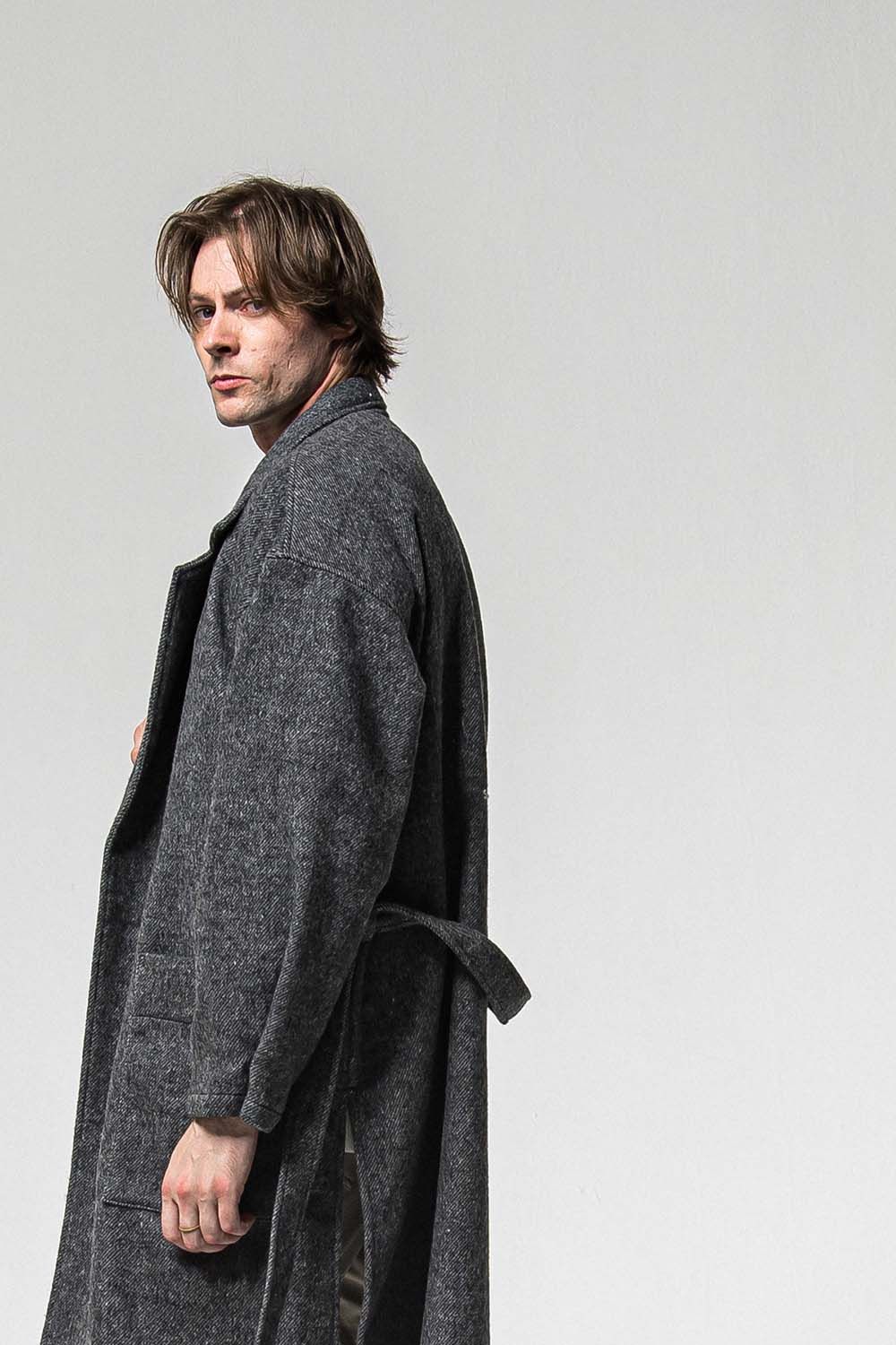 GOWN OVER COAT / オーバーサイズ ガウン コート