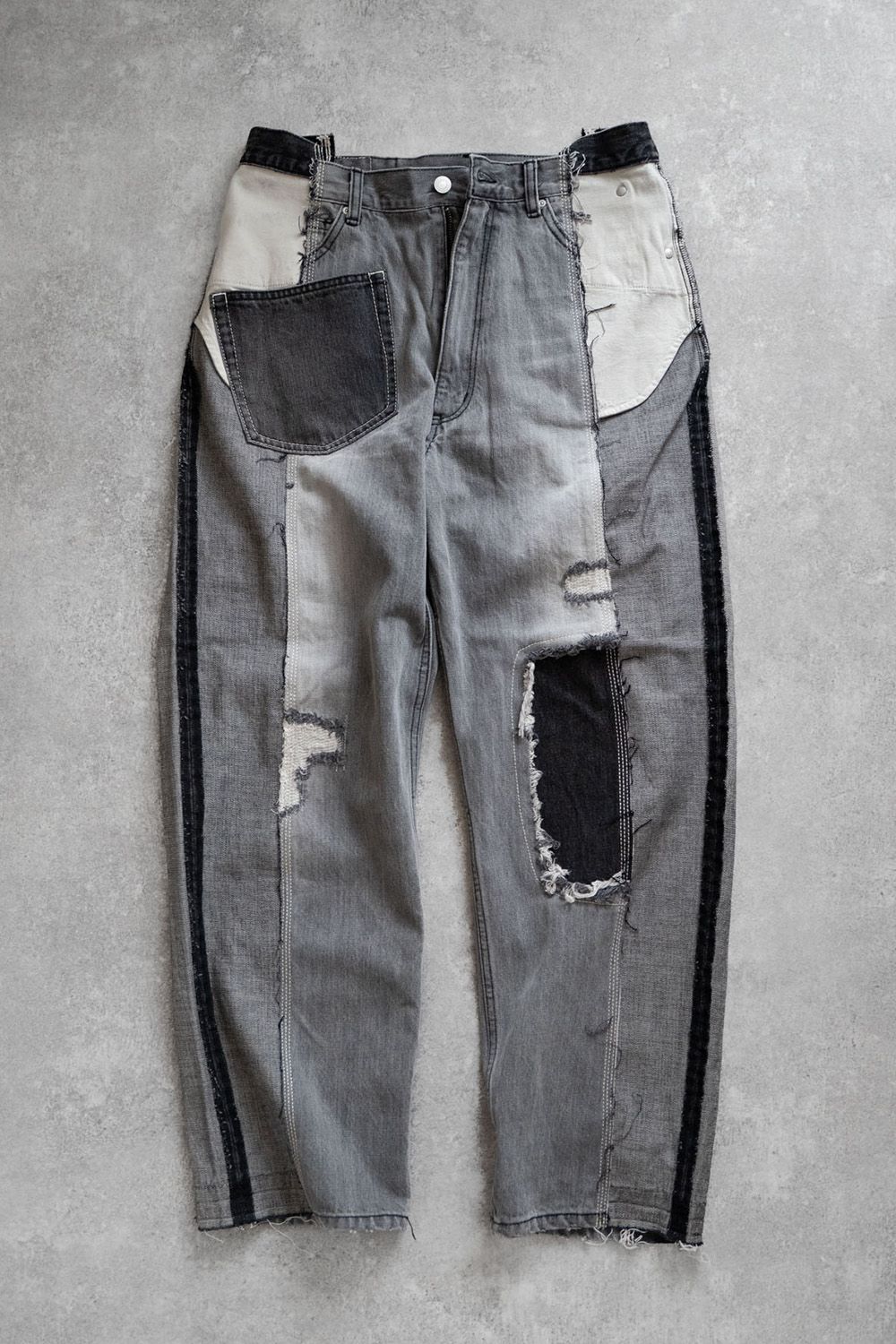CENTER SEAM LOOSE FIT / センターシーム ルーズ フィット リメイク デニム