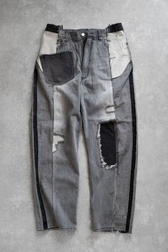 CENTER SEAM LOOSE FIT / センターシーム ルーズ フィット リメイク デニム