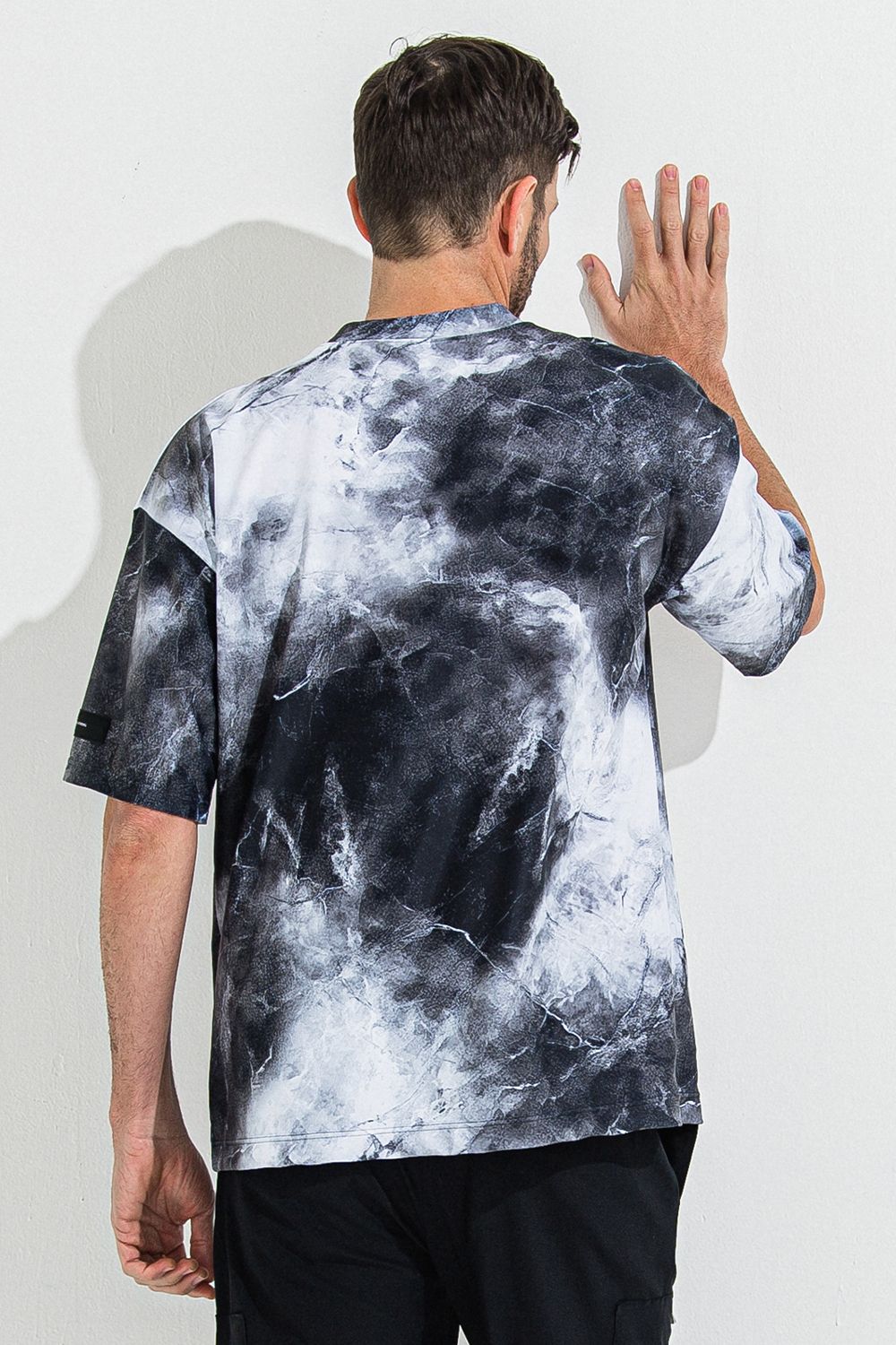MARBLE RASH OVER T / マーブル オーバーサイズ ラッシュガード Tシャツ