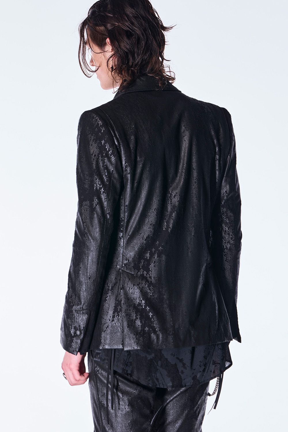 Cross Dot Fleece Peaked Jacket / クロス ドット フリース ピークド ジャケット