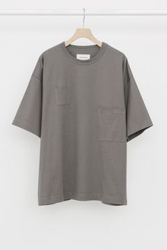 ORGANIC GIZA 60/3 KNIT DEVICES POCKET TEE / オーガニック ギザコットン ニット デバイス ポケット Tシャツ