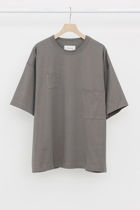 ORGANIC GIZA 60/3 KNIT DEVICES POCKET TEE / オーガニック ギザコットン ニット デバイス ポケット Tシャツ