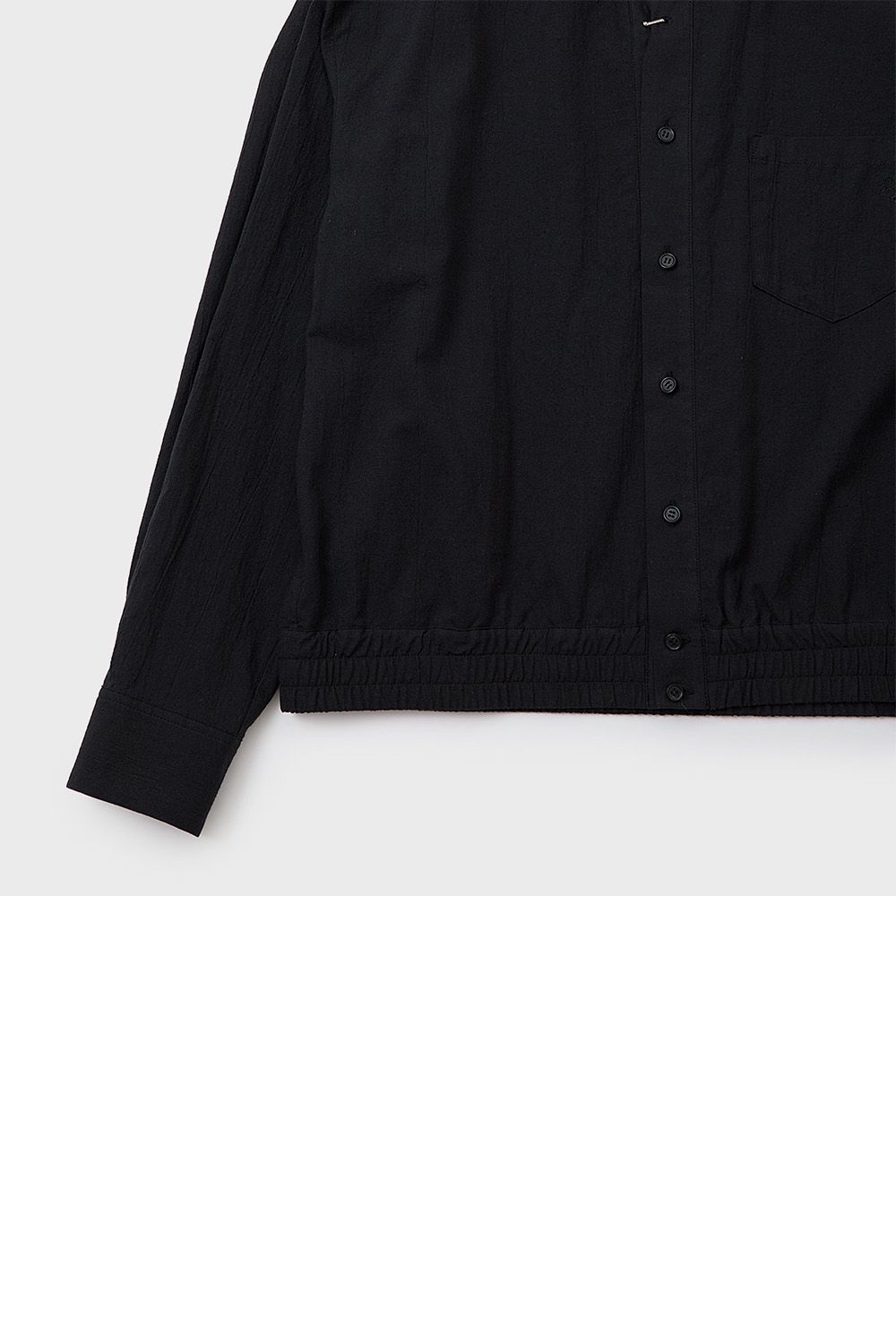 Cotton linen short length shirt / コットン リネン ショートレングス シャツ