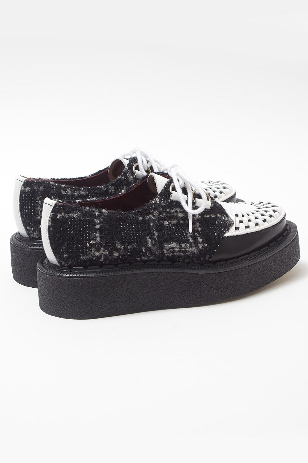 MIX TWEED GEORGE COX RUBBER SOLE / メアグラーティア ジョージコックス コラボシューズ