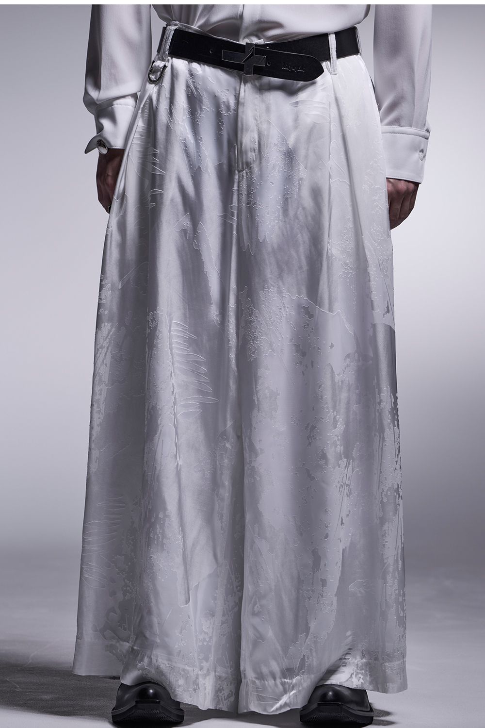 Opal Wide Tuck Slacks / オパール ワイドタックスラックス