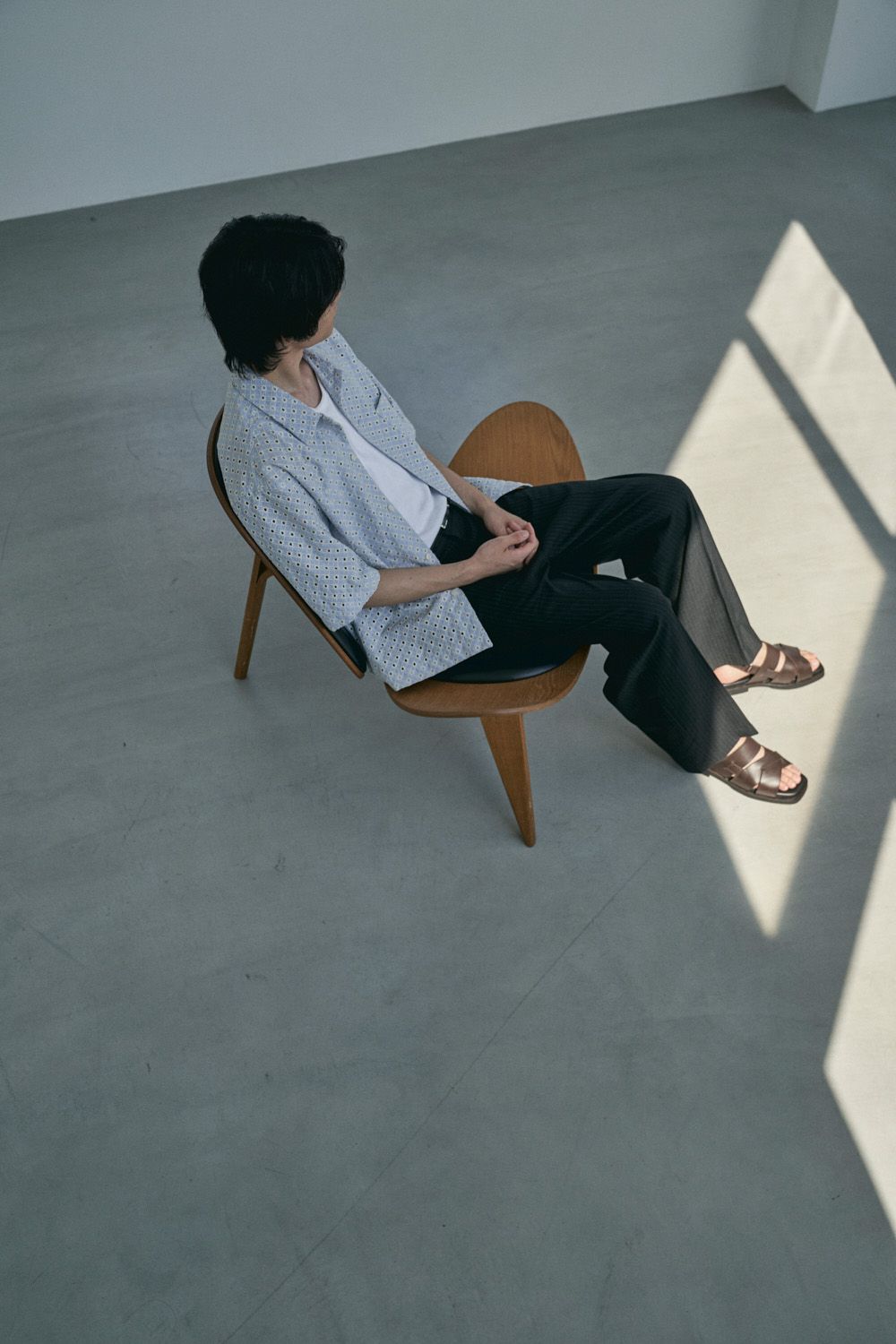 Band & SR buckle sandals / バンド アンド サイドリリースバックル レザー  サンダル