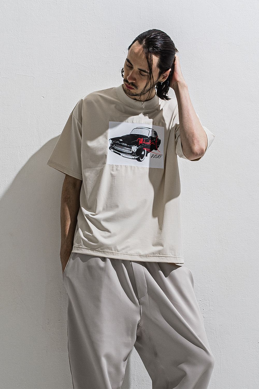 car overnylon T / ナイロン オーバーサイズTシャツ