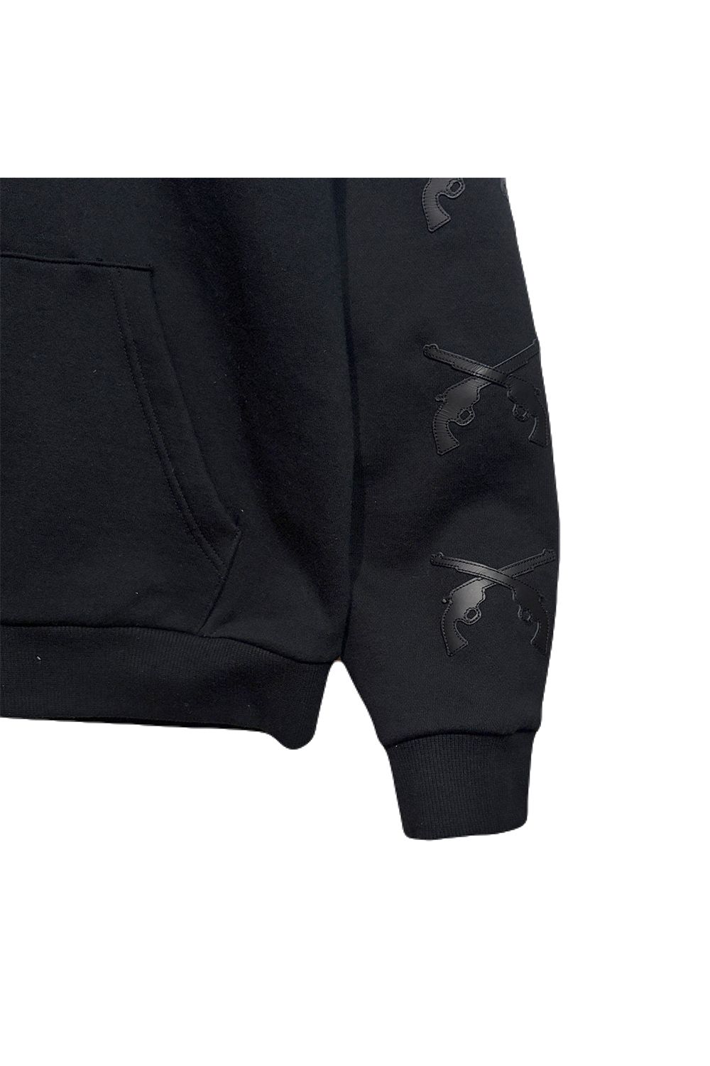 LEATHER PATCH HOODIE / レザー パッチ フーディ