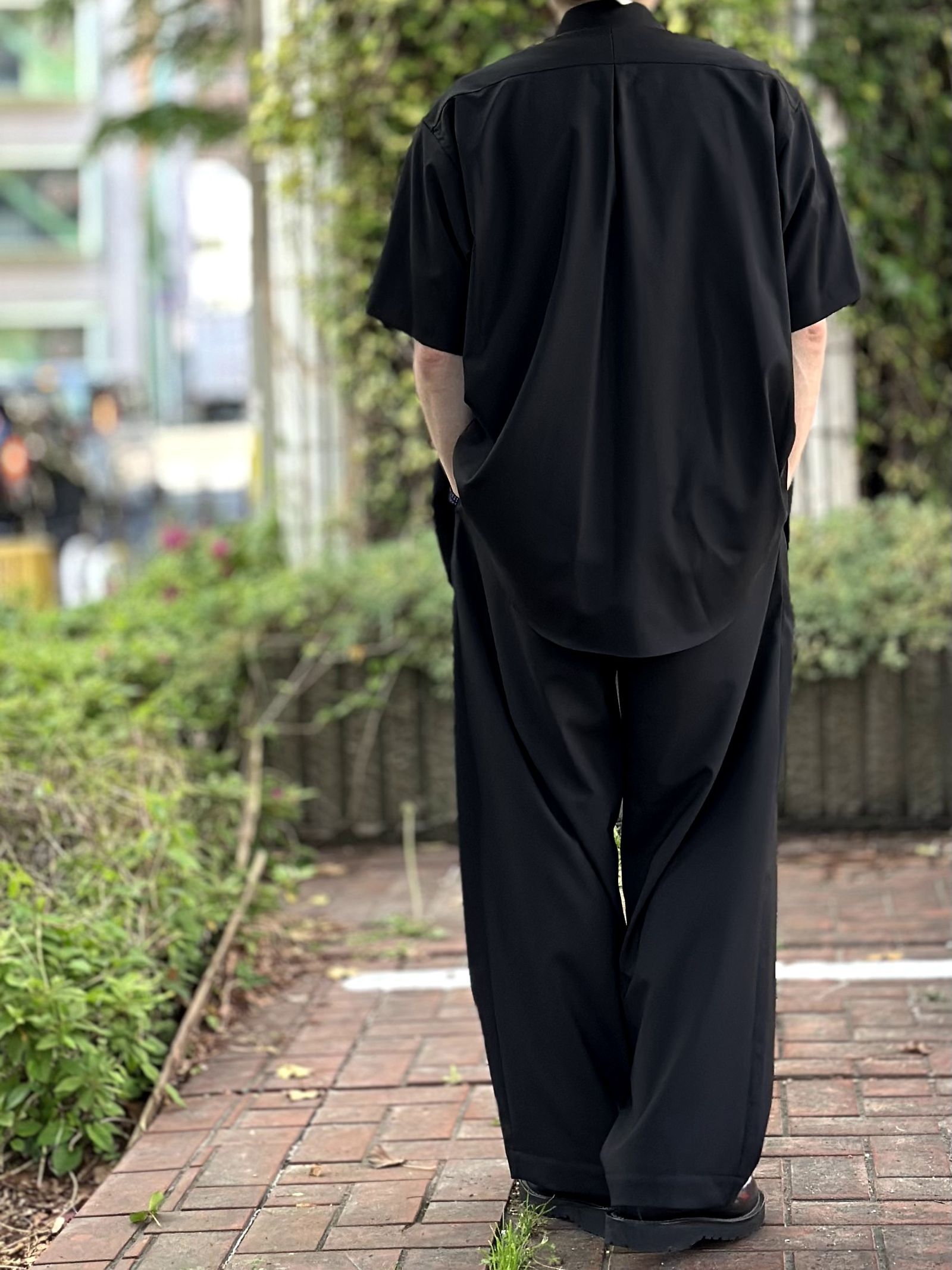25SS MARKAWARE /ウールトロピカル クラシックフィットトラウザーズ マーカウェア MARKAWARE 25ss クラシックフィットダブルプリーツ