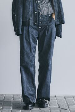 Pigmented satin PT  / ピグメント サテン パンツ