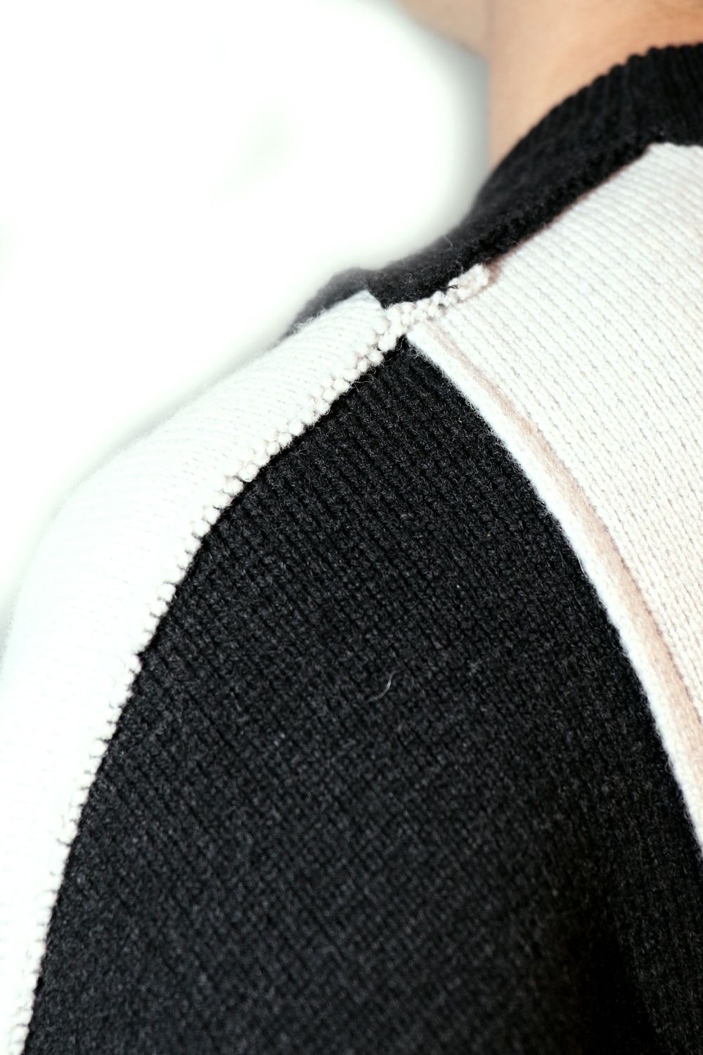 2TONE KNIT SWEAT