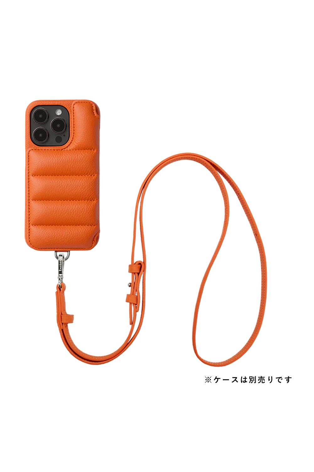 STRAP 130cm  / スマートフォンケース用レザーストラップ｜オレンジ