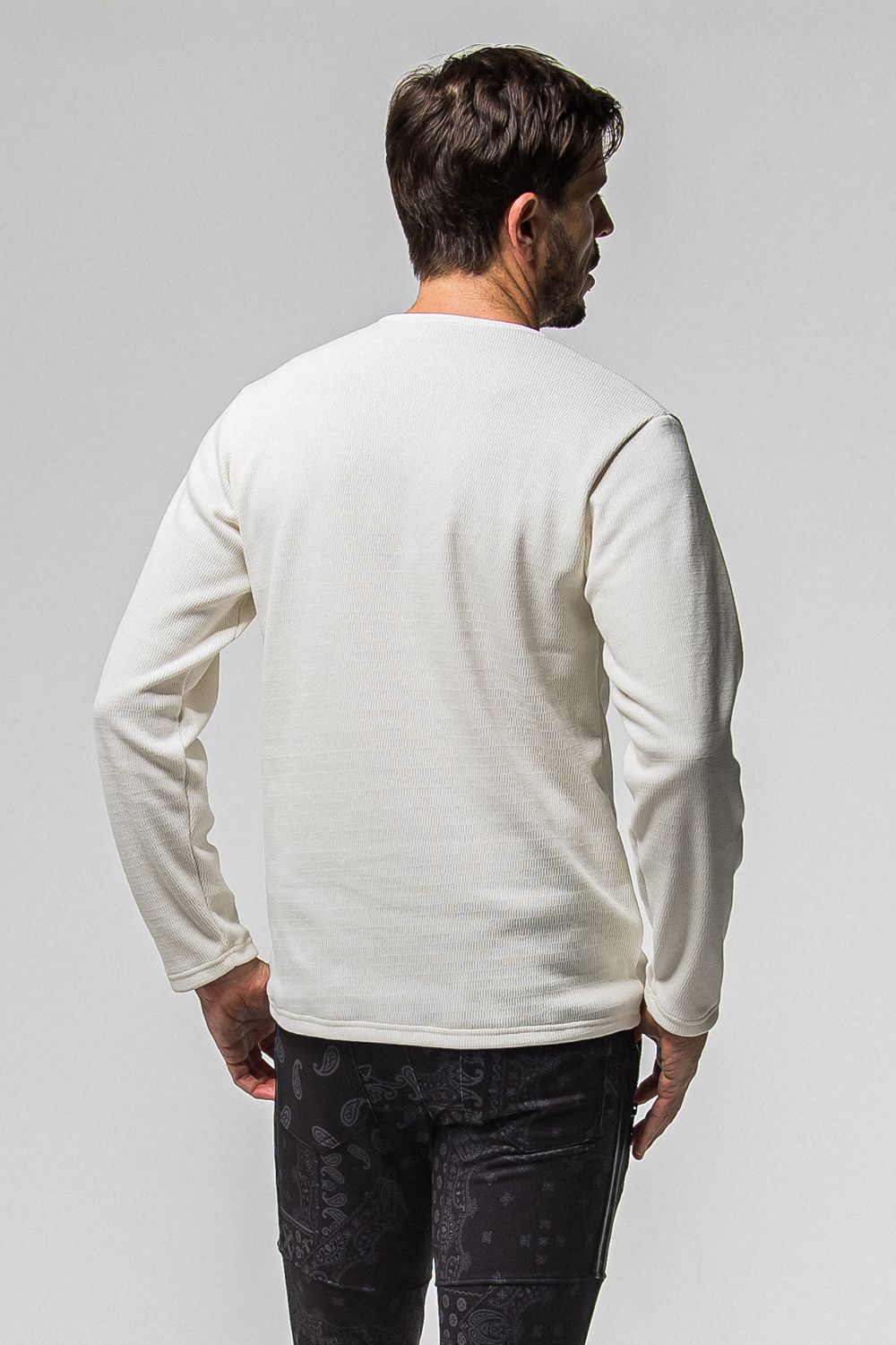 VELOURS FLEECE THERMAL HENRY / ベロア フリース サーマル ヘンリーネック