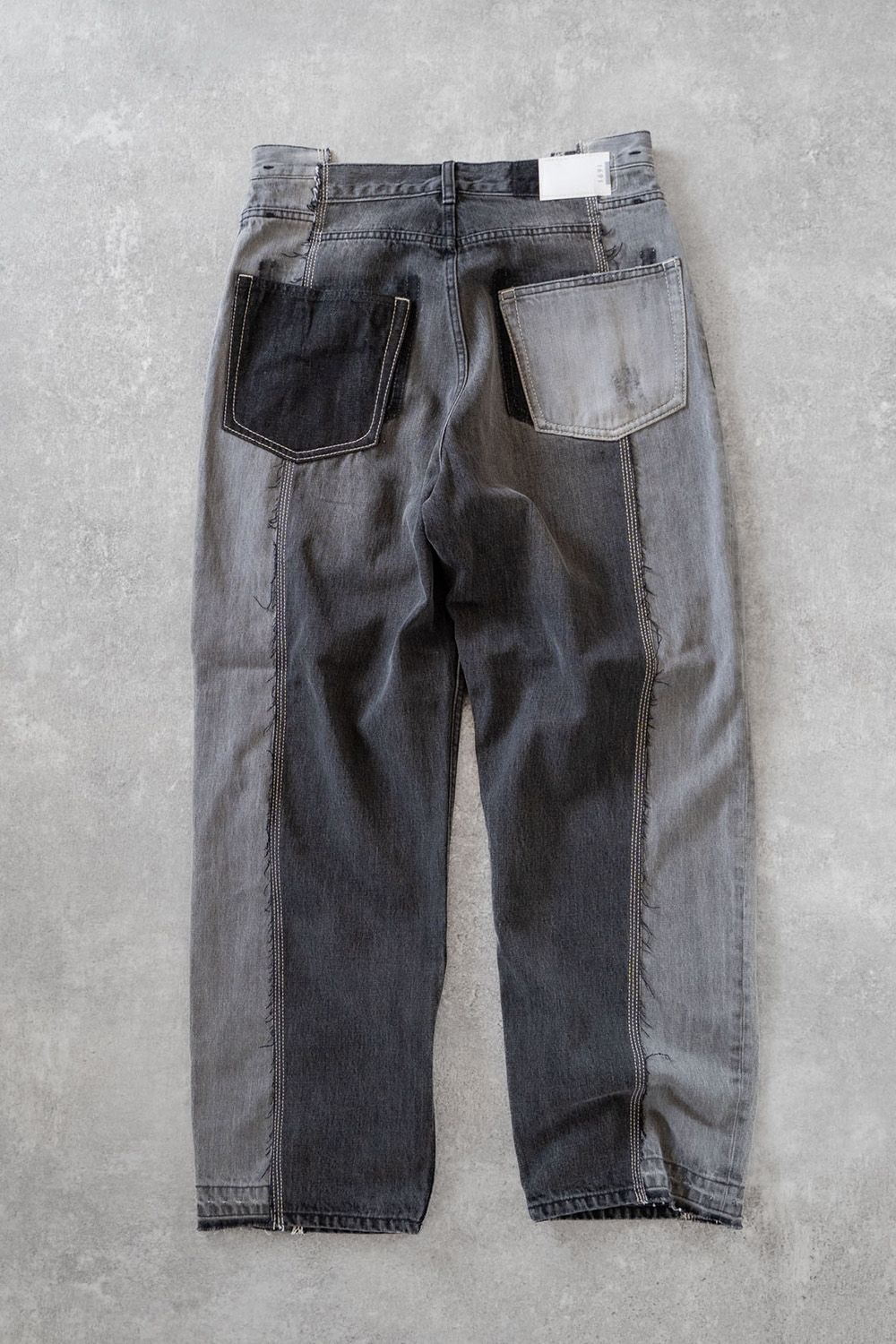 CENTER SEAM LOOSE FIT / センターシーム ルーズ フィット リメイク デニム