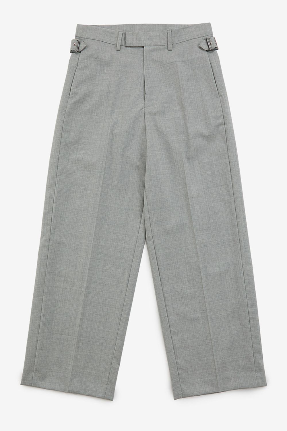Tropical wool side buckle slacks / トロピカルウール サイドバックル スラックス