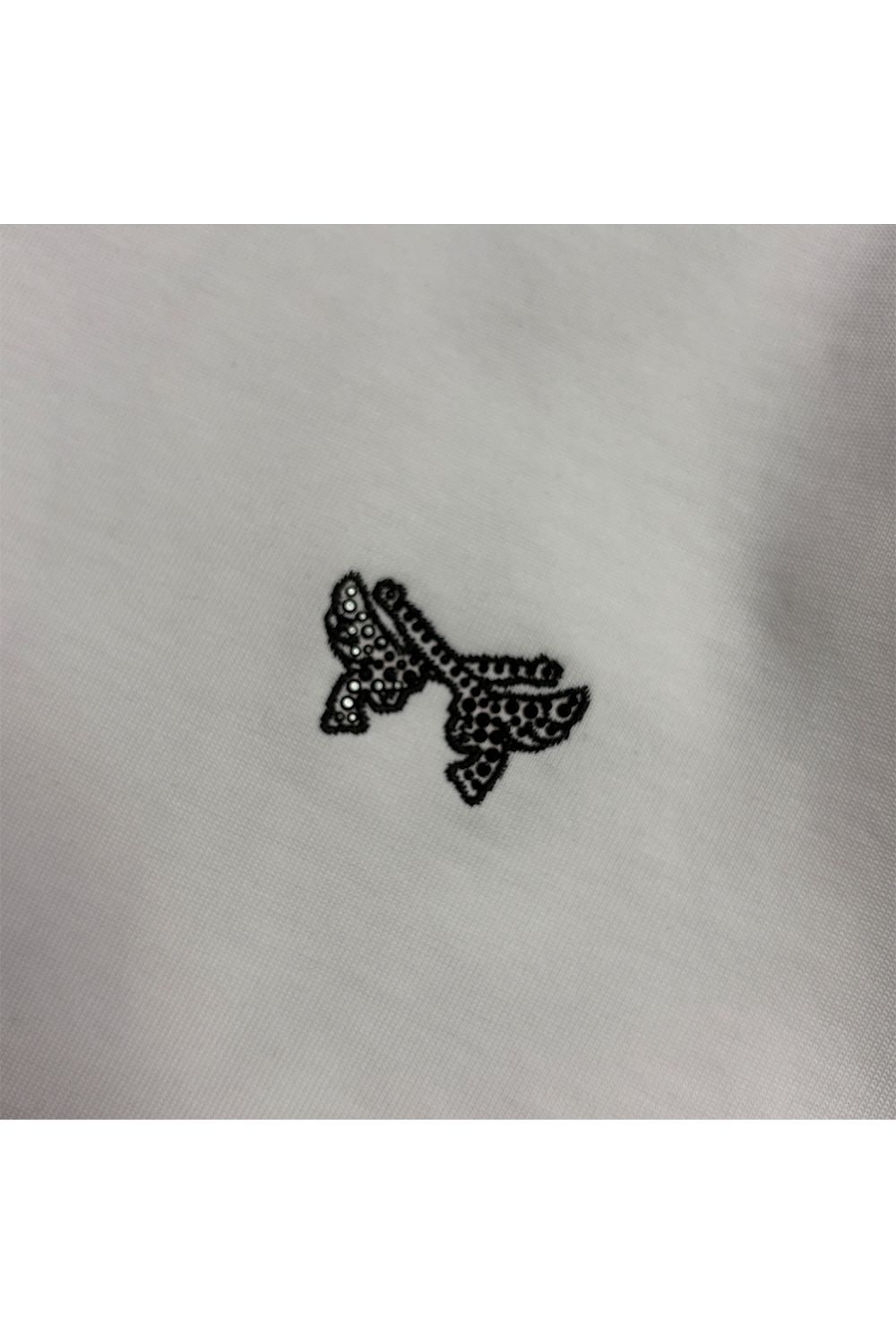 WING EMB PEACE L/S T / ウイングクロスガン エンブロイダリー ピース クリスタル ロングスリーブ Tシャツ