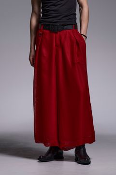 KARAMI Wide Tuck Slacks / カラミ ワイドタックスラックス