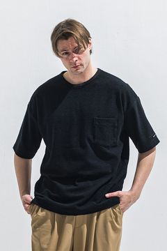 PILE OVER TEE / パイル オーバーサイズ ポケットTシャツ