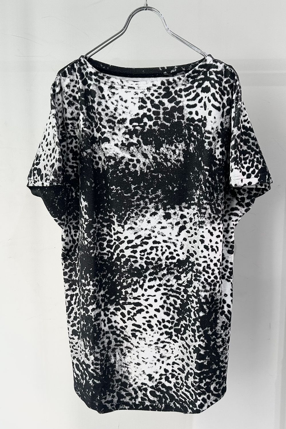 Leopard Pile French Sleeve-T / レオパード パイル フレンチスリーブTシャツ