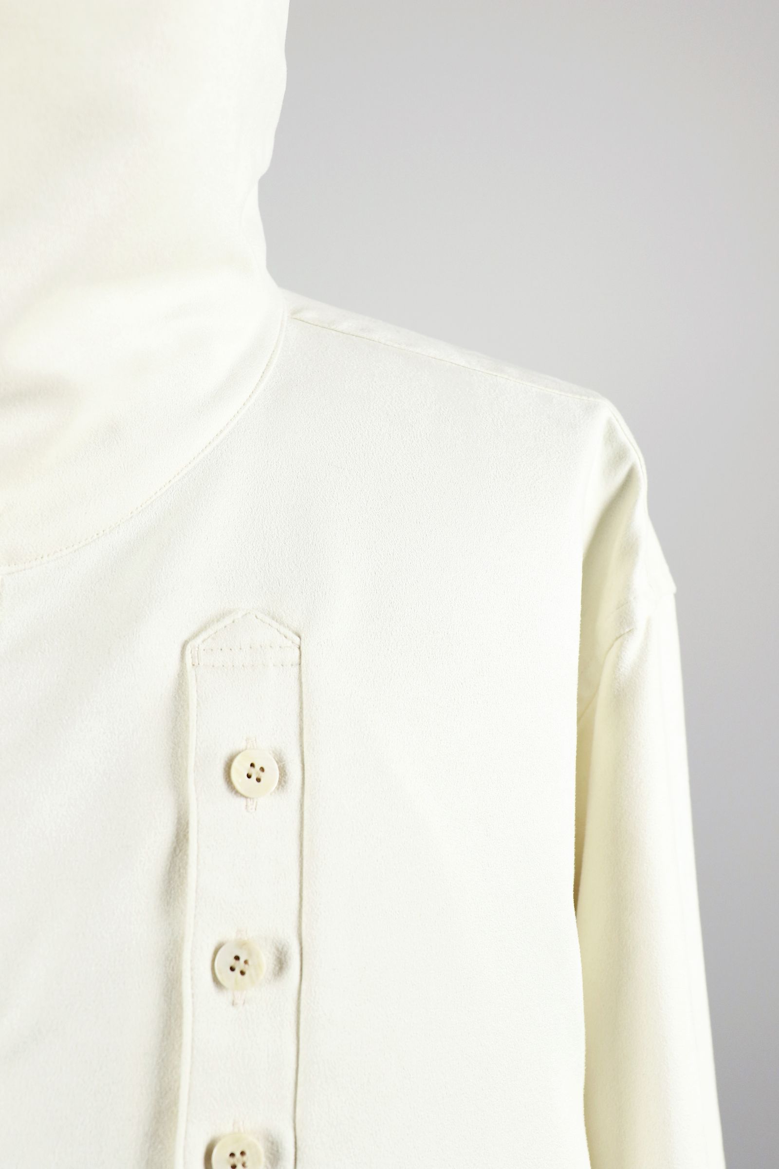 Eco suede shirt BL  / エコ スエード シャツ ブルゾン