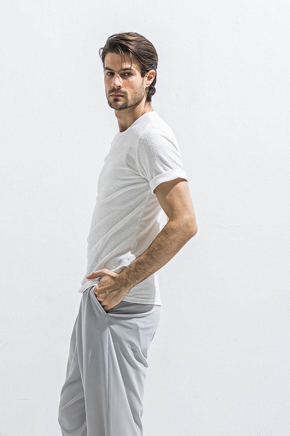 PILE ROLL UP TEE / パイル ロールアップ Tシャツ