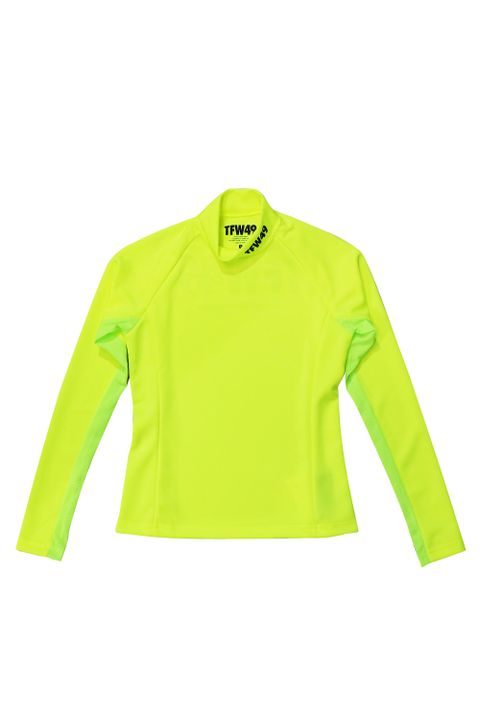 SLEEVE MESH MOCK NECK T  LADY'S  / スリーブ メッシュ モックネック ティー レディース