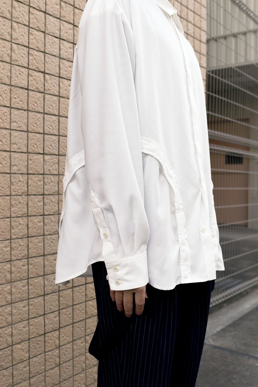 Multi-way snap button shirt / マルチウェイ スナップボタン シャツ