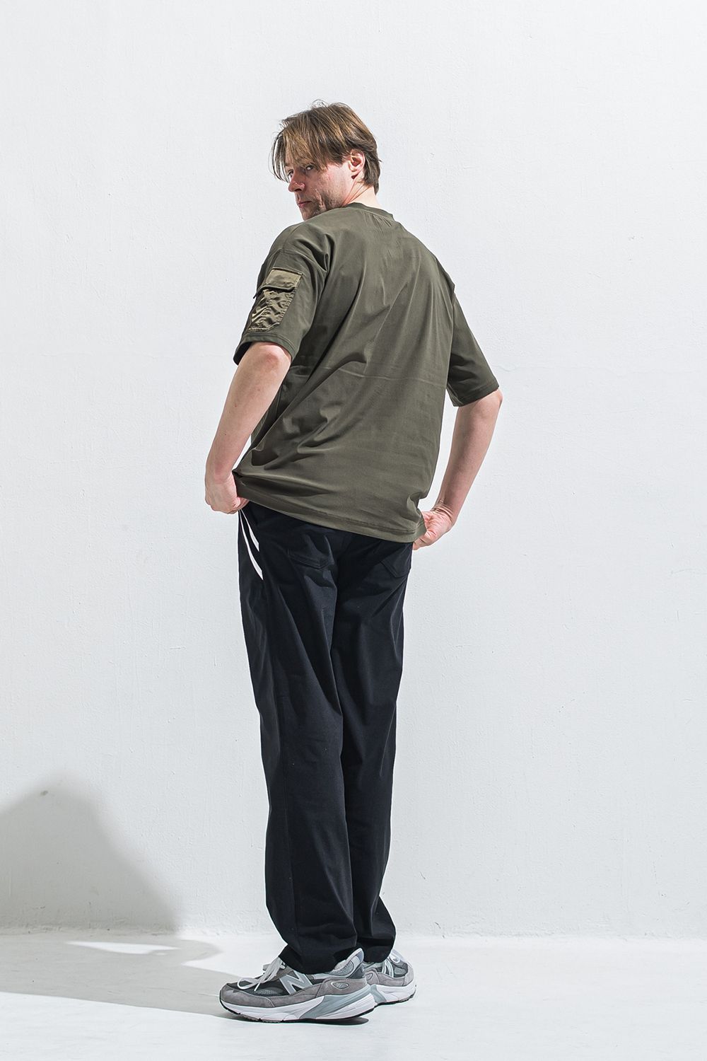 MILITARY POCKET NYLON OVER TEE / ミリタリー ポケット ナイロン オーバー Tシャツ