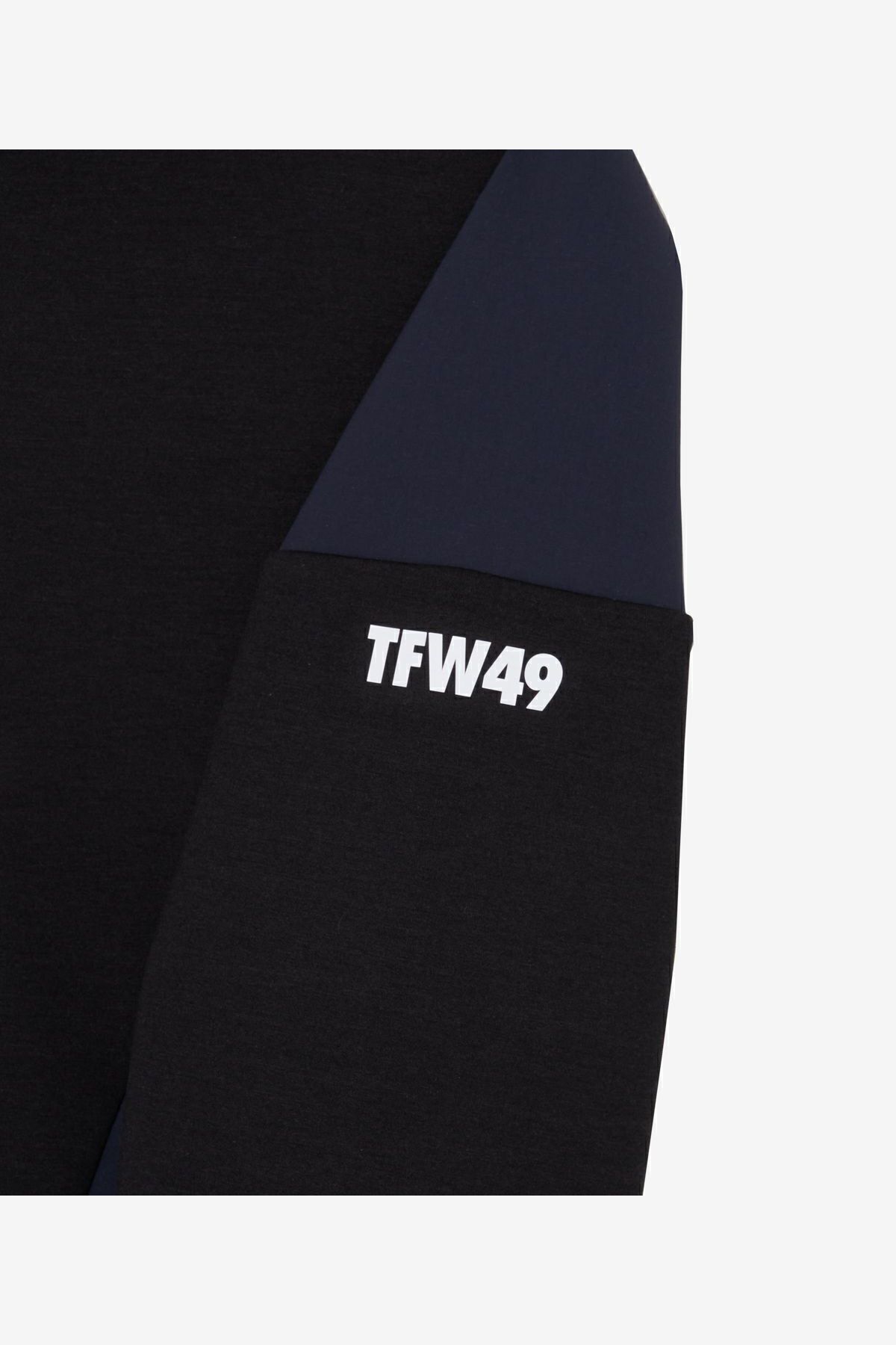 TFW49 - CARDBOARD MATERIAL HALF ZIP HOODIE / カードボード