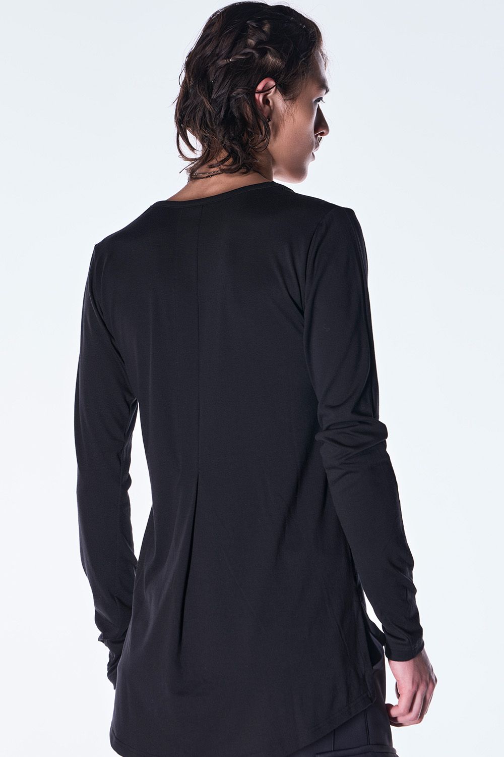 BEA TENJIKU V Neck T-Shirt / ベア天竺 Vネック ロングスリーブ Tシャツ