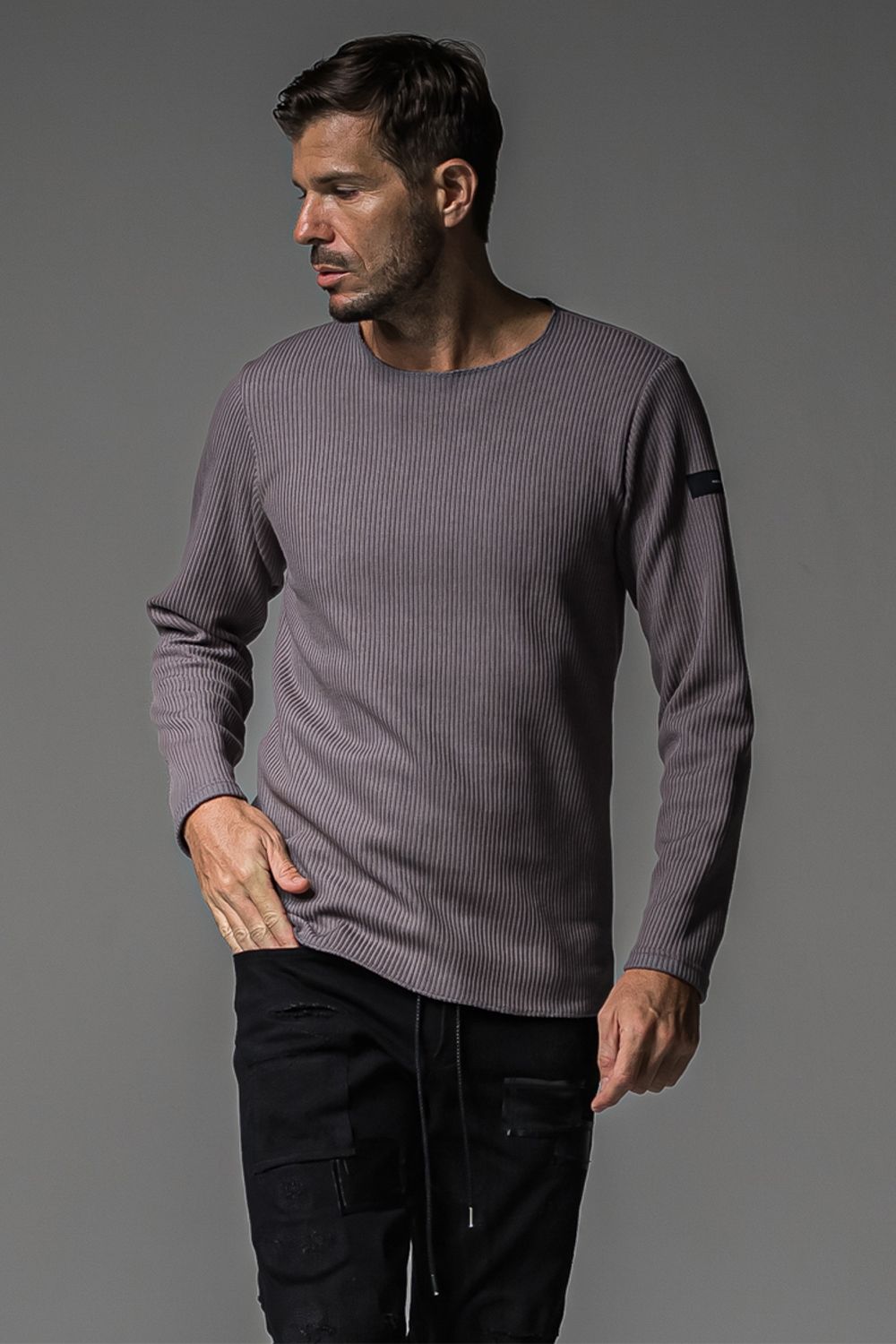 CUTOFF RAIL LONG SLEEVE / カットオフ ロングスリーブ