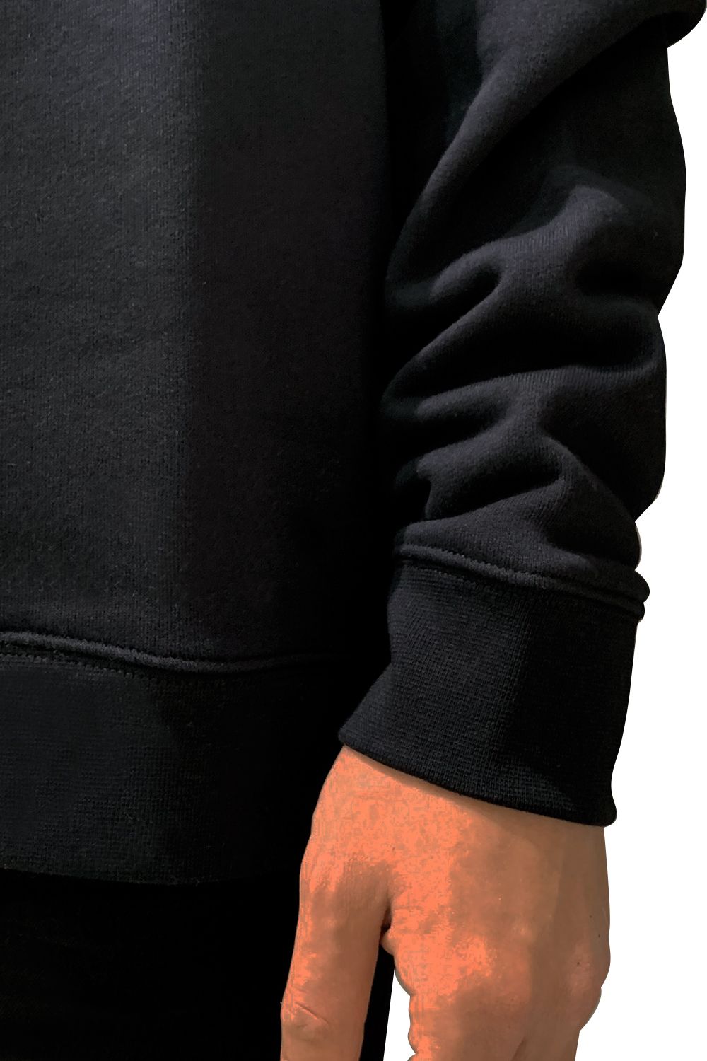 CREW NECK SWEATSHIRT With BRUSHSTROKE LOGO