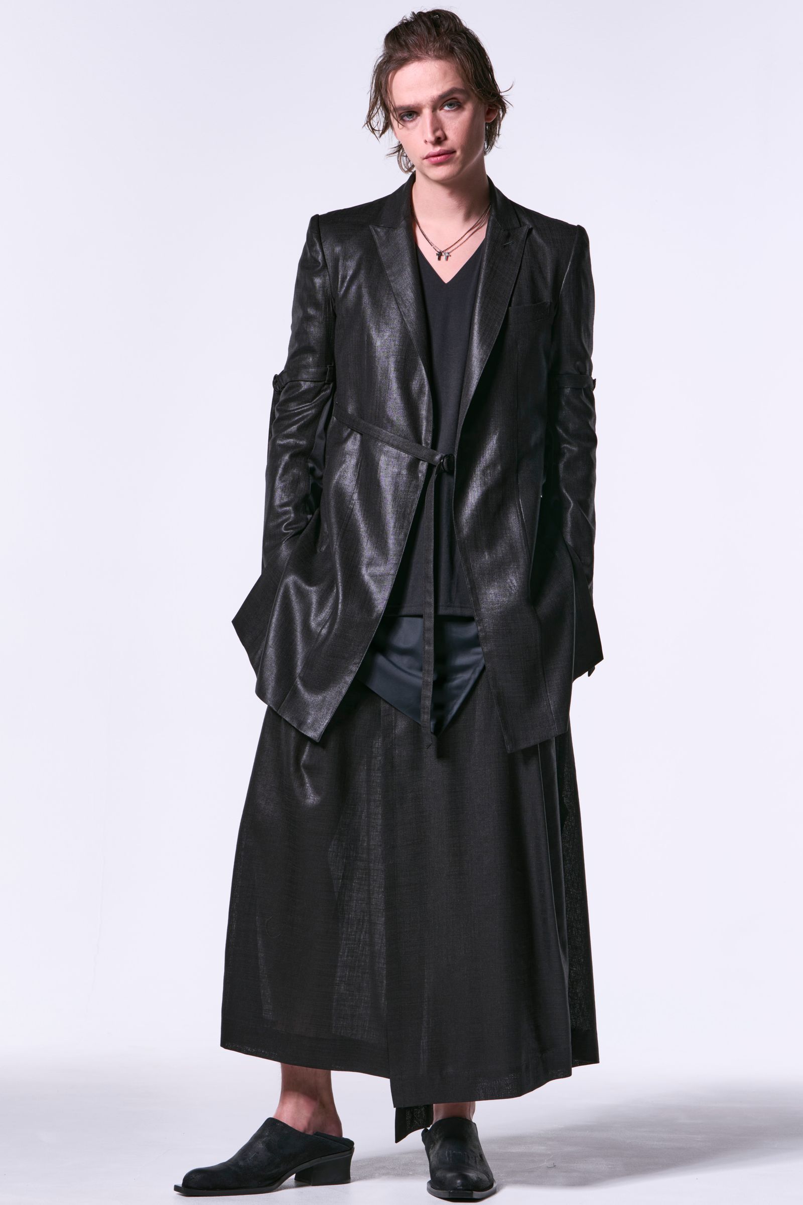 BEA-TENJIKU Slit Hem Layered T-Shirt / ベア天竺 スリットヘムレイヤードTシャツ