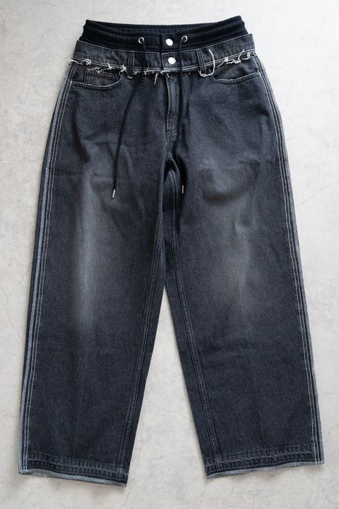 LAYERED BUGGY PANTS / レイヤードバギーパンツ