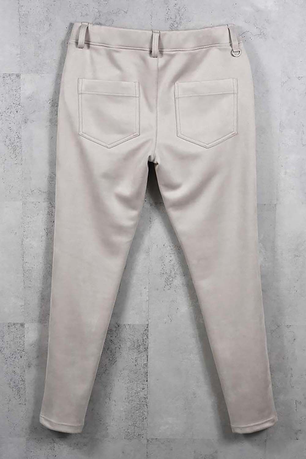 CHRIS EASY SUEDE TUCK PANTS / クリス イージー スウェード タックパンツ