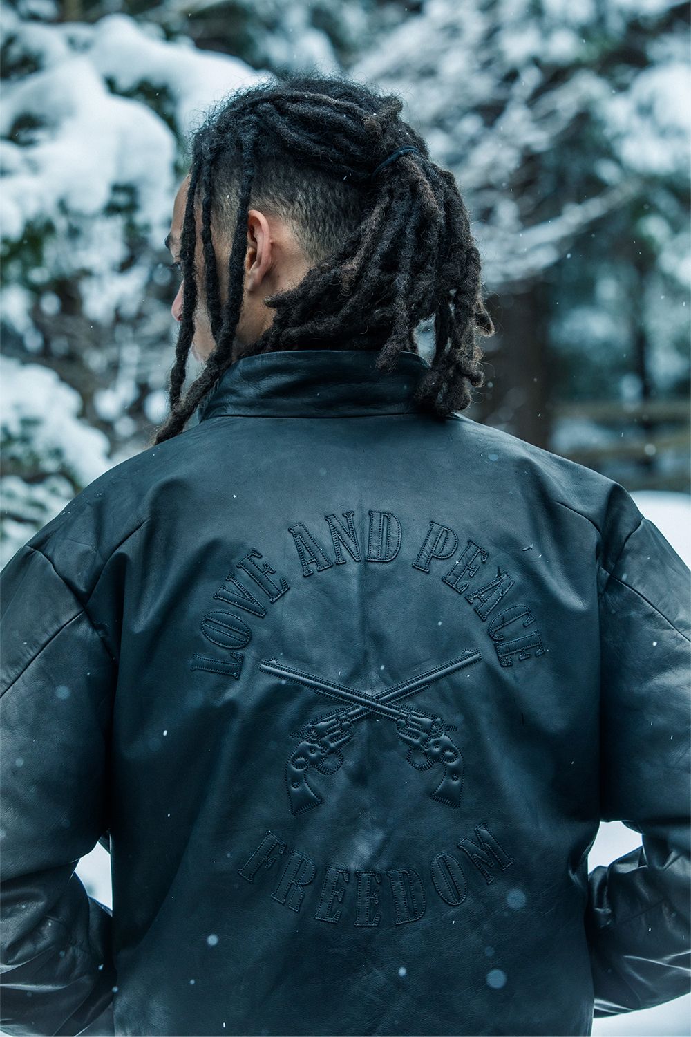 COW LEATHER ZIP JKT / カウレザー ジップ ジャケット スタンドカラージャケット