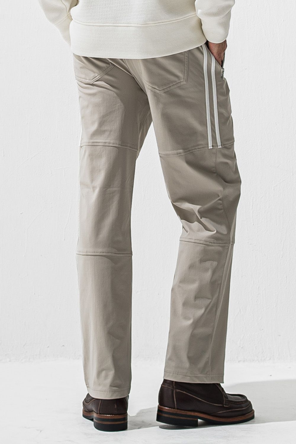 JOHNSON LINE HEAT WIDE TUCK PANTS / ジョンソン ヒート ワイドタックパンツ