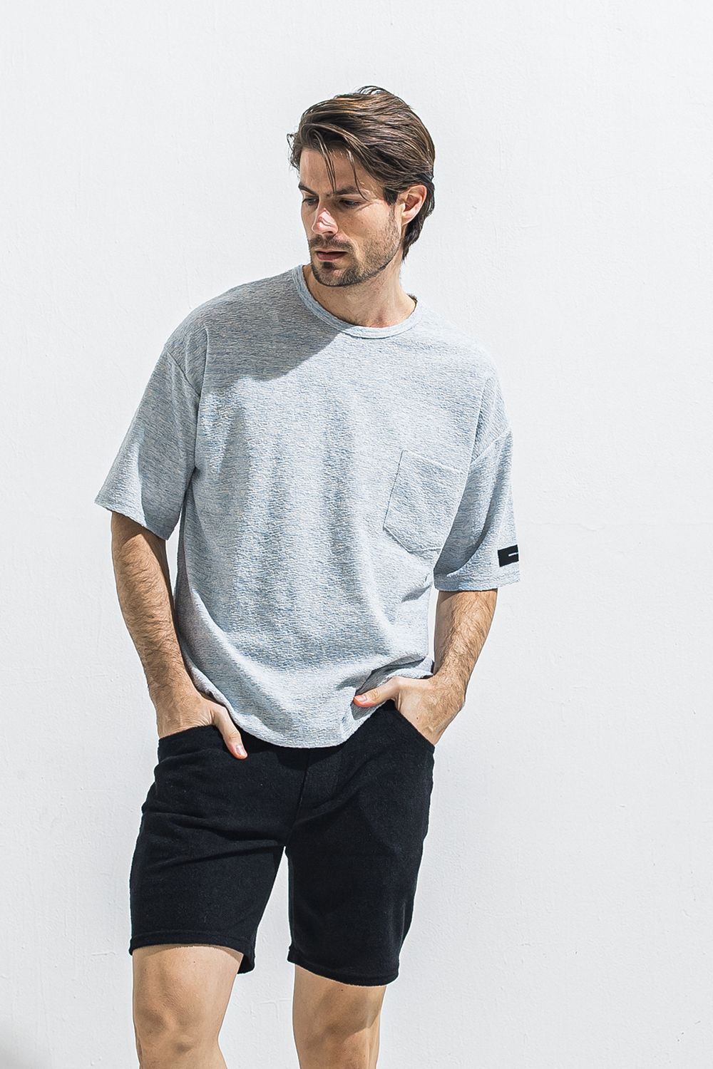 PILE OVER TEE / パイル オーバーサイズ ポケットTシャツ