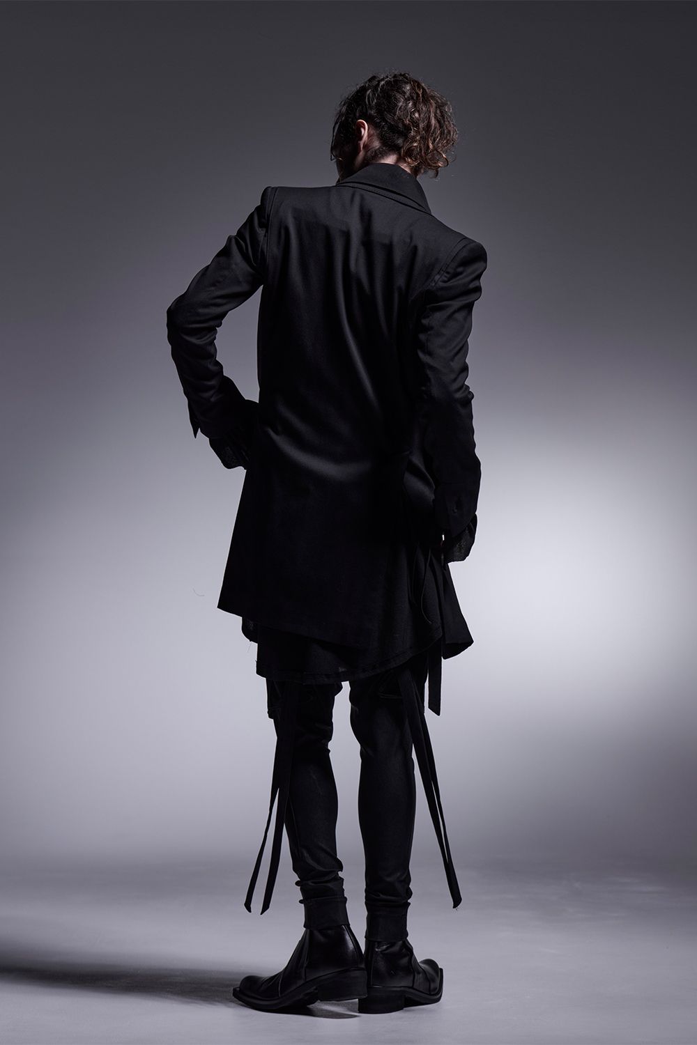 CHIRIMEN Shirring Frill Shirt / 縮緬 シャーリングフリルシャツ