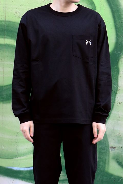 POCKET L/S T / ポケット ロングスリーブ Tシャツ