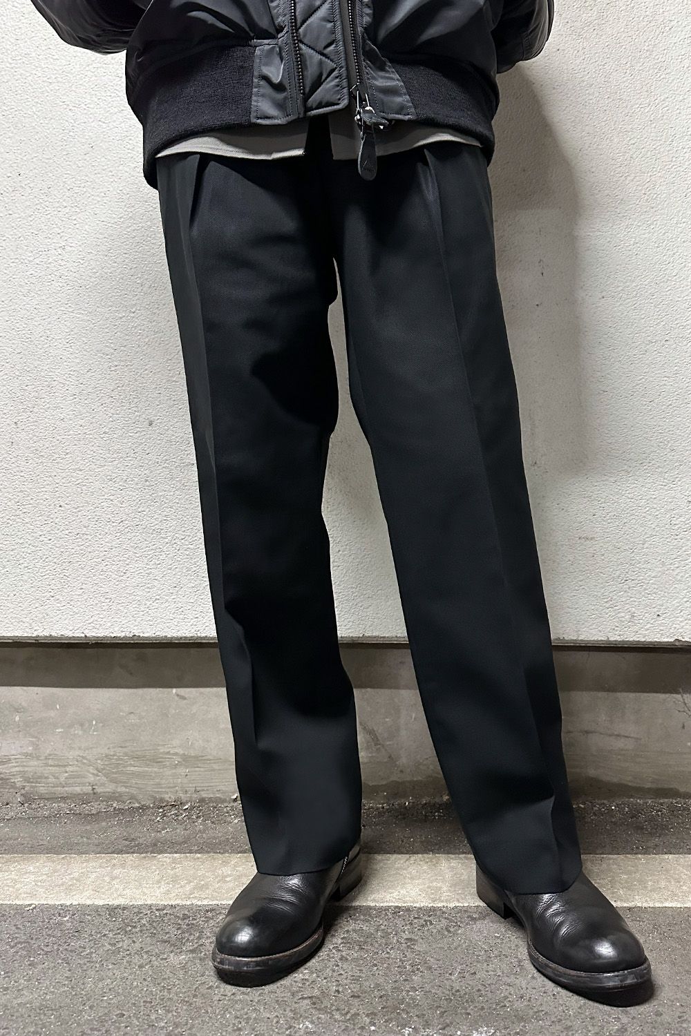 MARKAWARE サバイバルクロス ペグトップ 黒 サイズ1（すっきりと