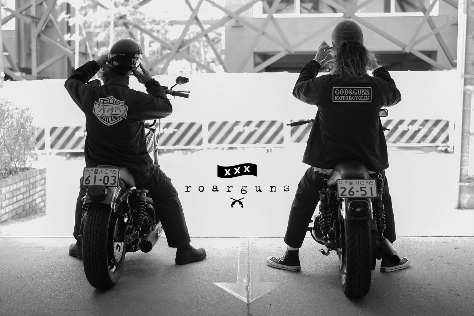 GOD SELECTION XXX × roarguns SQUARE LOGO COACH JACKET / ゴッドセレクション ロアーガンズ コラボレーション コーチジャケット