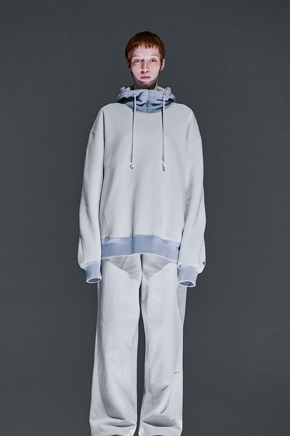 N.HOOLYWOOD×Champion MOCK NECK HOODIE / エヌハリウッド × チャンピオン モックネック フーディー